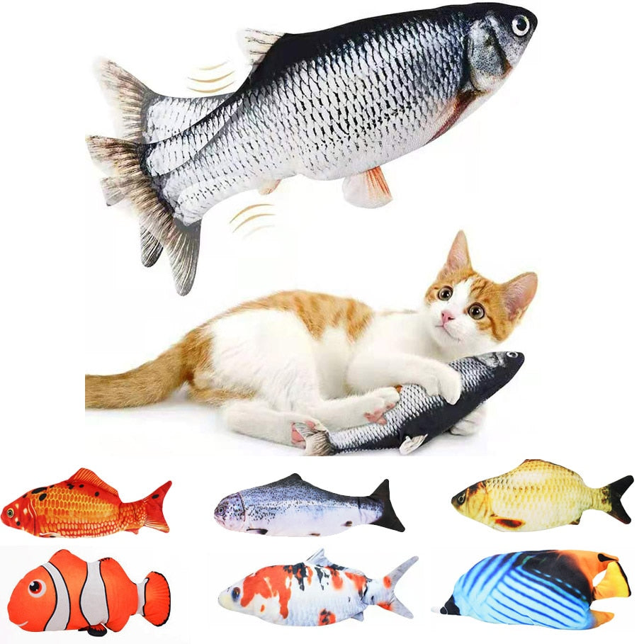 Fun Fish Cat Chew Toy