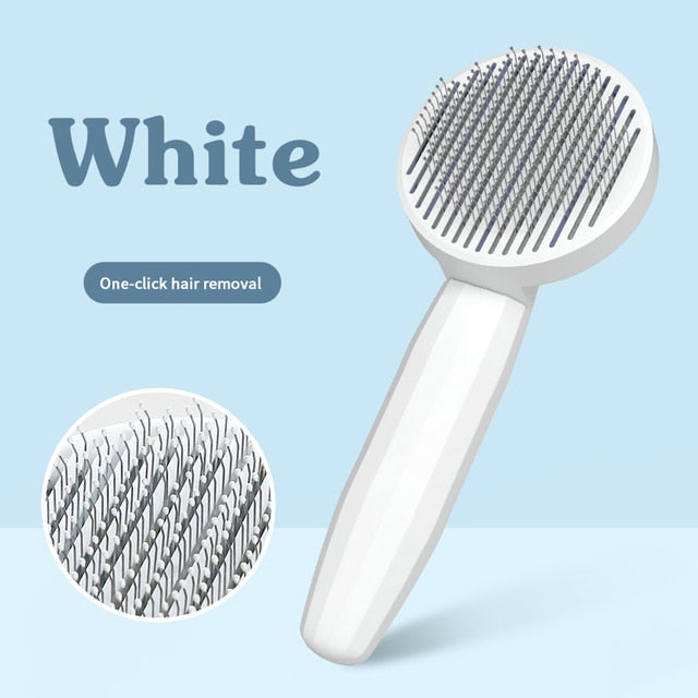 Pet Hair One-Click Comb