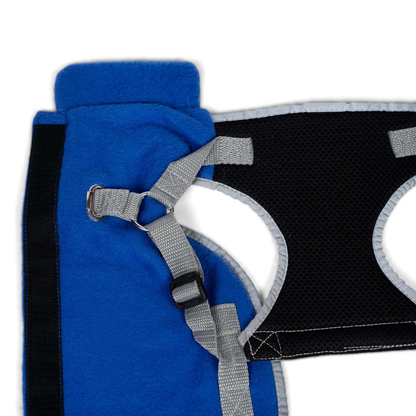 2-in-1 Travel Dog Vest With Built In Harness - Royal Blue