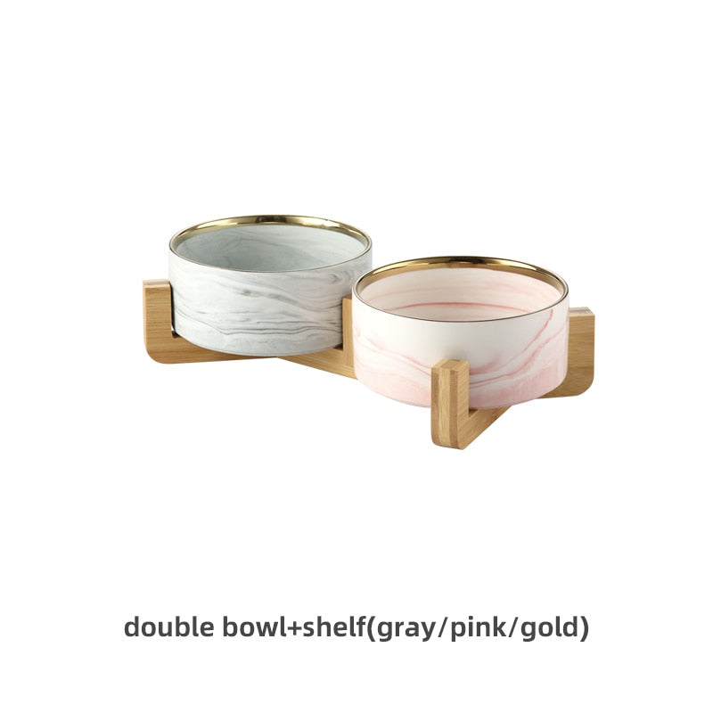 Ceramic Double Bowl